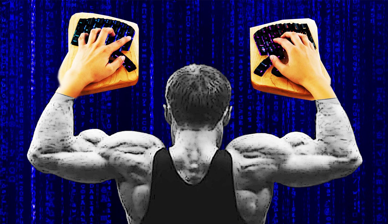 New MacBook-Compatible Keyboard to Help You Stretch Shoulders 