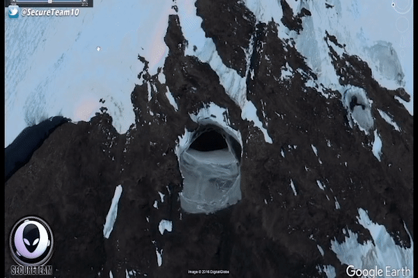 Google Earth Captured the Alien Base