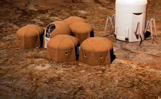 Homes on Mars Are Surreal